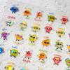 5D Jelly Tomato Nail Art Sticker Romantic Bowknot Twinkling Star Fun Fruit-Themed Self Adhesive Decoration Manicure Decal DIY