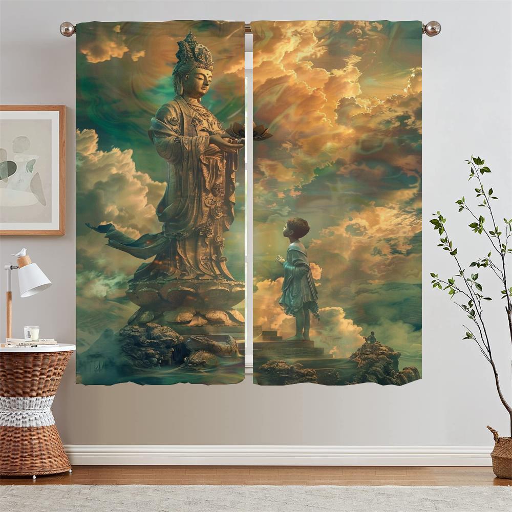 Lace Curtains for Bedroom Decoration Money Boy of the Void Curtain Curtains Child Room Tentacles Tulle In Kitchen Blackout Curls