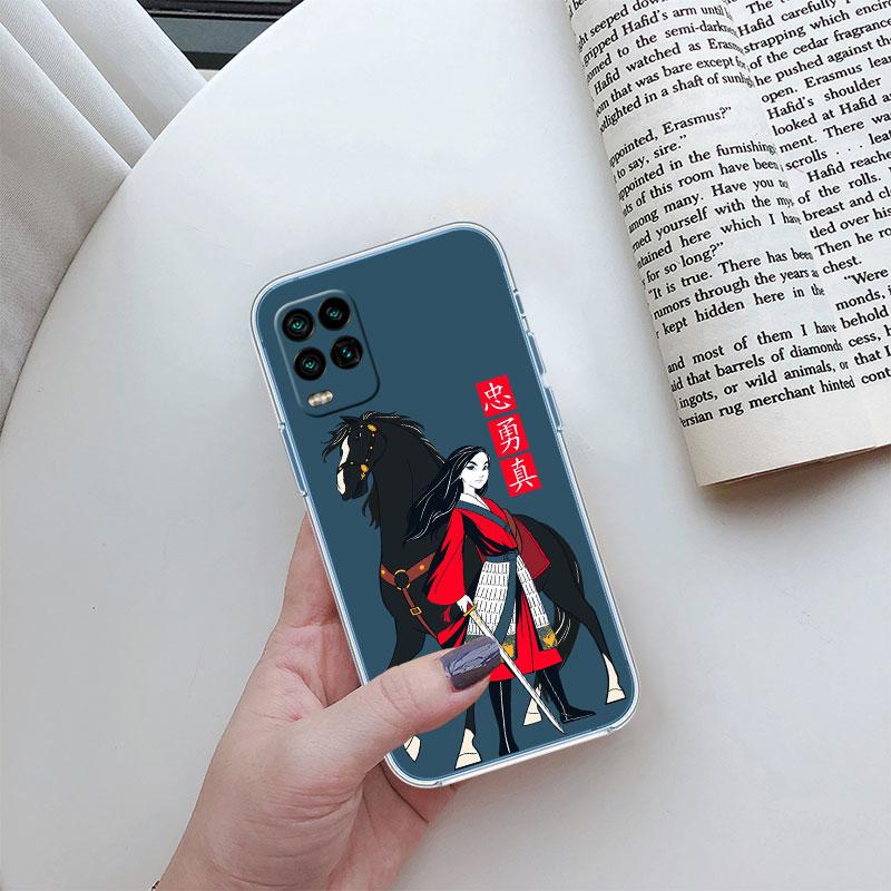 Princess Mulan Transparent Phone Case for Motorola Moto Edge 20 30 40 50 S30 Fusion Ultra Pro Neo Lite