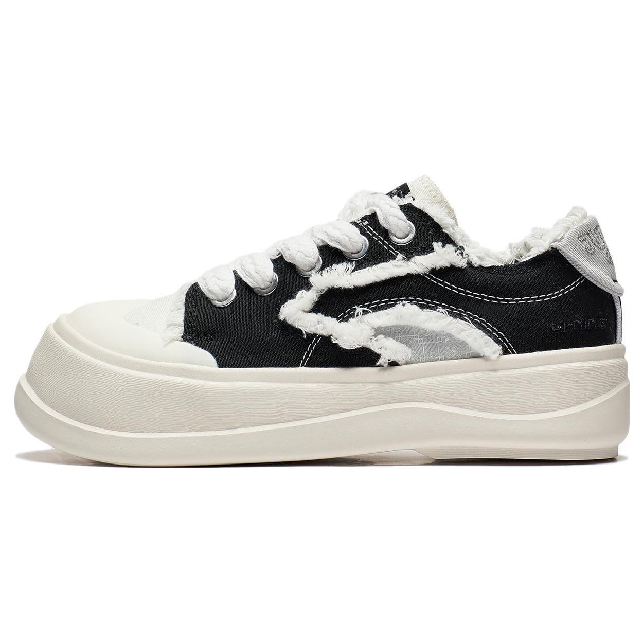 (WMNS) Li-Ning x Disney Low-Top Sneakers Black White Women s AGCT042-1 EU 35