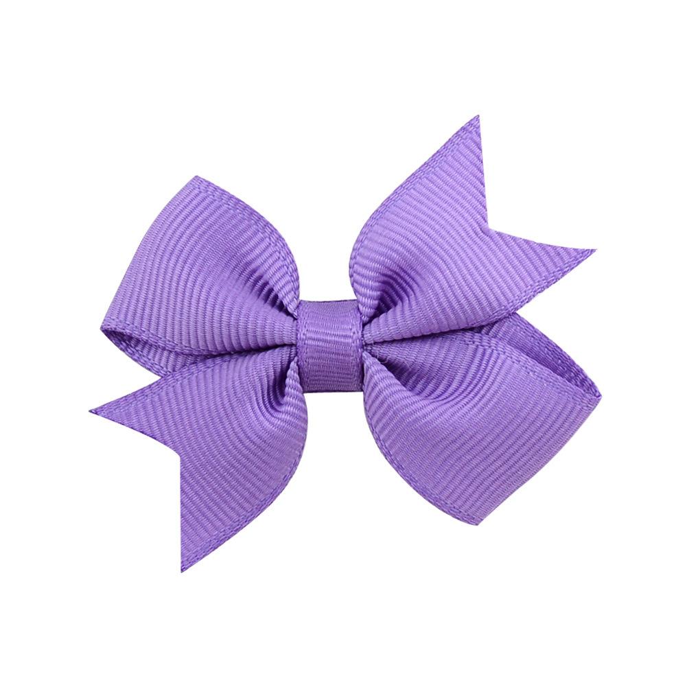 1PC nowy śliczny solidna wstążka Bowknot spinki do włosów dla dziewczynek ręcznie robione kokardki szpilka Barrettes nakrycia głowy akcesoria do włosów dla dzieci