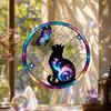 2D Flat Sun Catcher Bird Window Decor Creative Design Wind Chime Ornament  Home Window