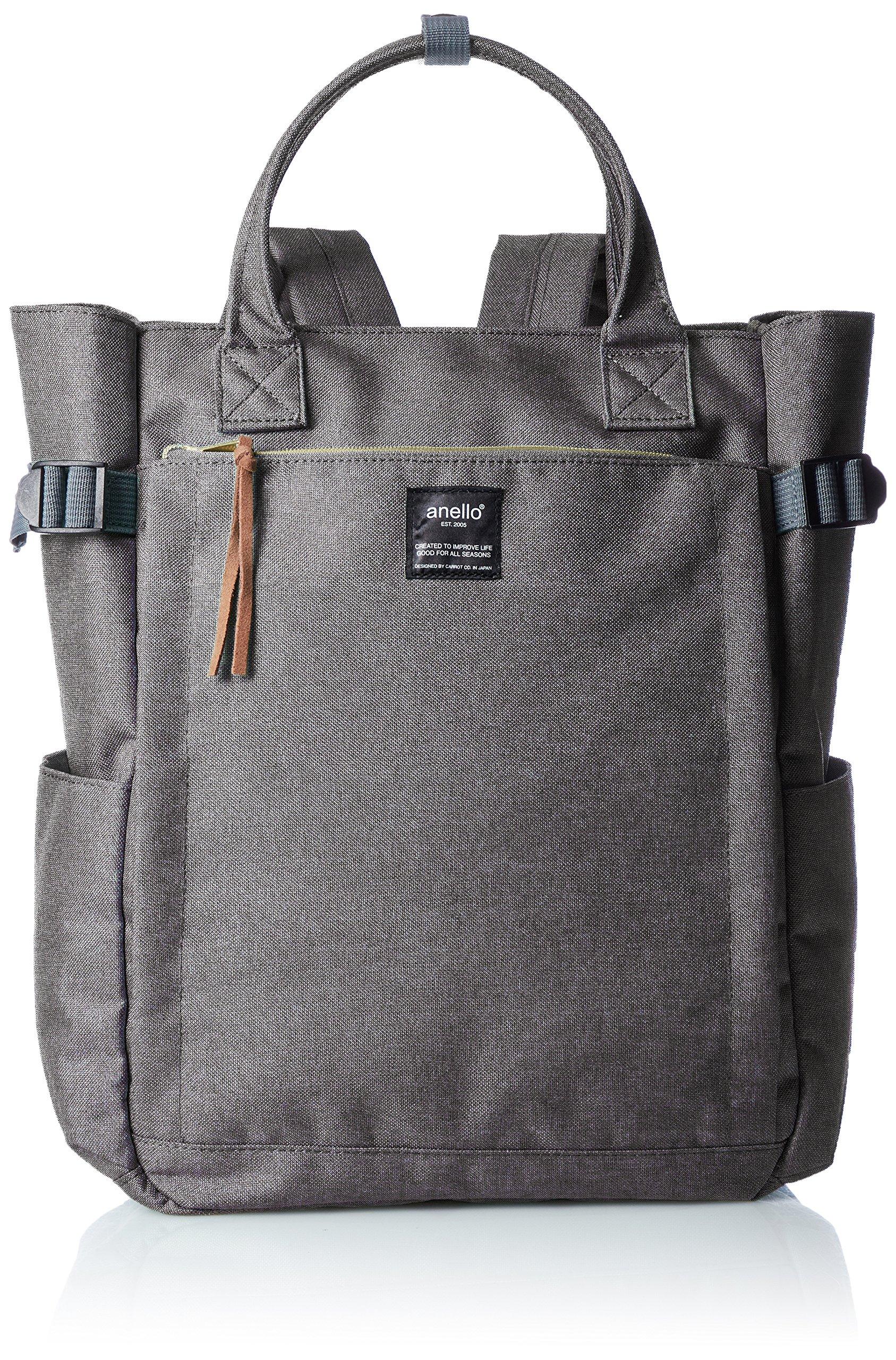 

anello Women s Regular 2-Way Tote Backpack, Gray, F