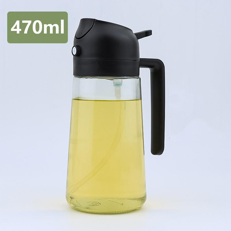 Olive Oil Sprayer for Cooking 2 in 1 Olive Oil Dispenser for Kitchen Gadgets Food-grade Oil Mister for Air Fryer Salad Frying