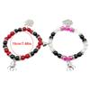 2Pcs Fashion Halloween Spiders Couple Bracelets Magnetic Heart Charm Bangle Festival Hand Link Jewelry Accessories Gift