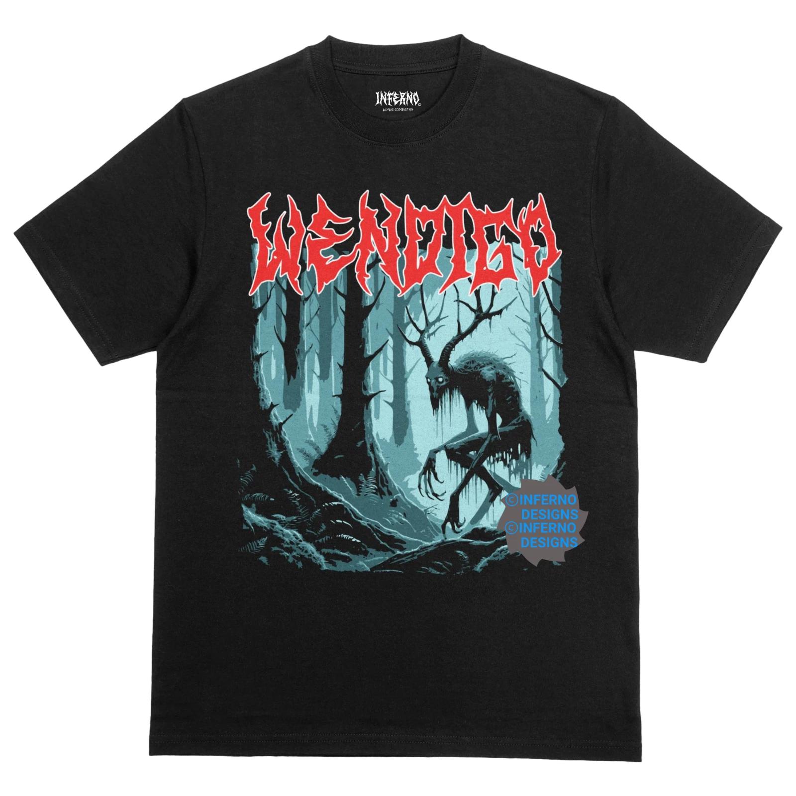 

Wendigo Metal Shirt, Cryptids shirt, Horror Graphic, Metal, Goth, Grunge Shirt 3XL