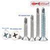 Yuzhan 410 Stainless Steel Phillips Flat Head Self-Drilling Screws
