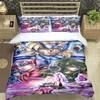 Anime Fans Saint Seiya Themed Bedding Set 3Pcs Comfortable Quilt Cover Pillowcase Bedclothes