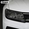 Car Headlight Protective Film Headlamp Transparent Black TPU Sticker For Volkswagen VW Tiguan 2017 2018   Accessories