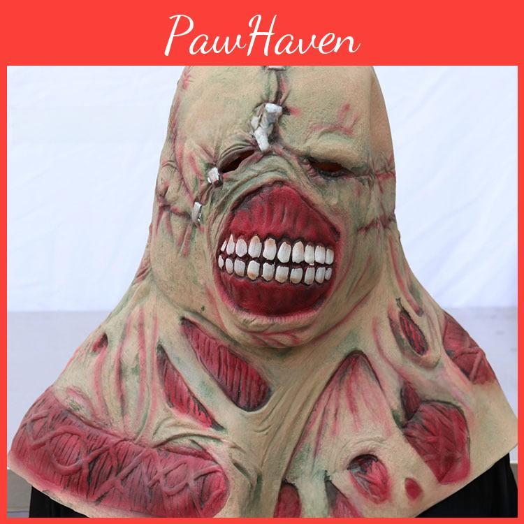 Horror Halloween Latex Mask For Adults With Creepy Zombie And Monster Design