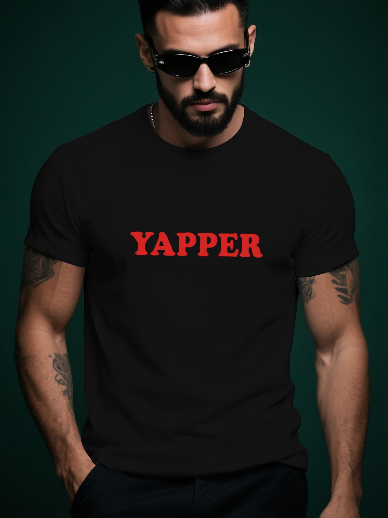 YAPPER Graphic Tshirt Graphic Casual Tshirt - Summer Shor... XXXL