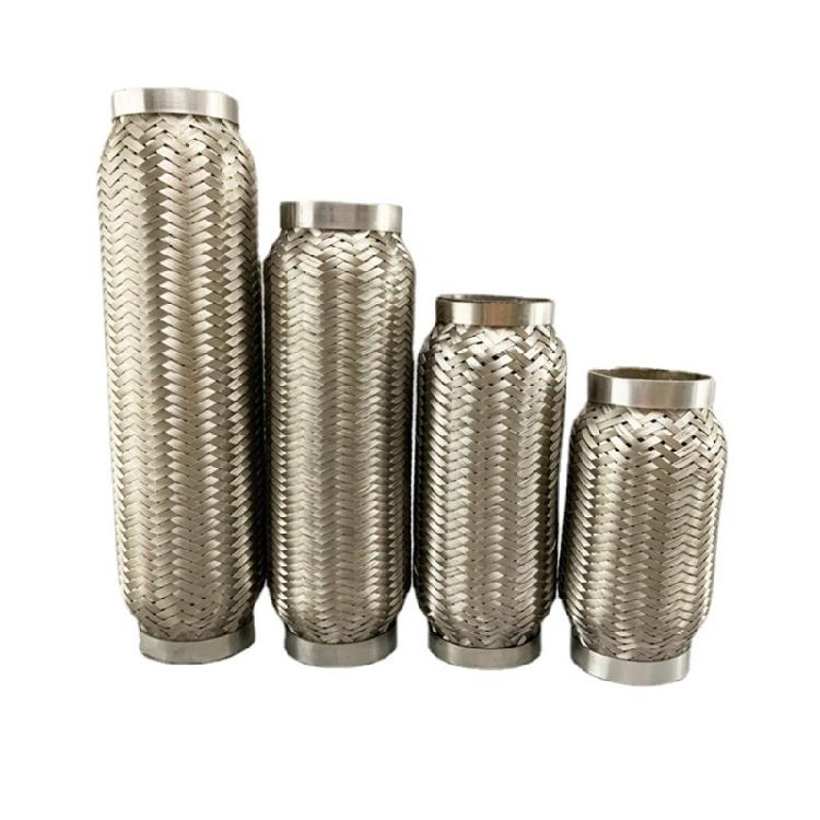 Steel Exhaust Flexible Pipe Double Braid Heavy Duty Exhaust Flexible Pipe Automotive Exhaust Part Long Lasting Exhaust Pipe