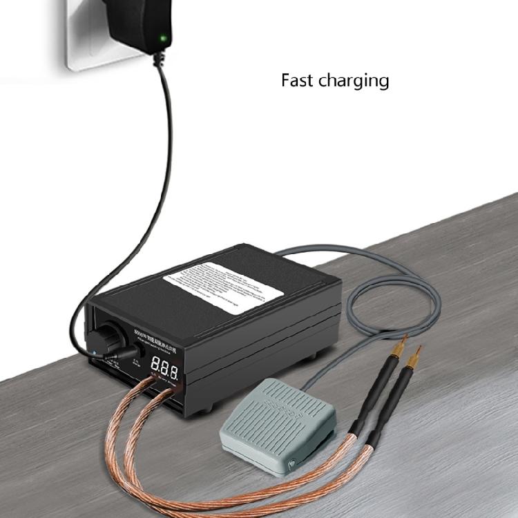 8000W Handheld Point Welder 18650 Battery Pack Welding Device with Nine Level Power Adjustment for Battery DIY Projects