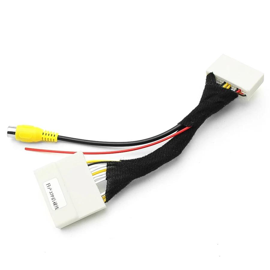 For Nissan Rear View Camera RCA Video Convert Cable Camera Connection Adapter 1x