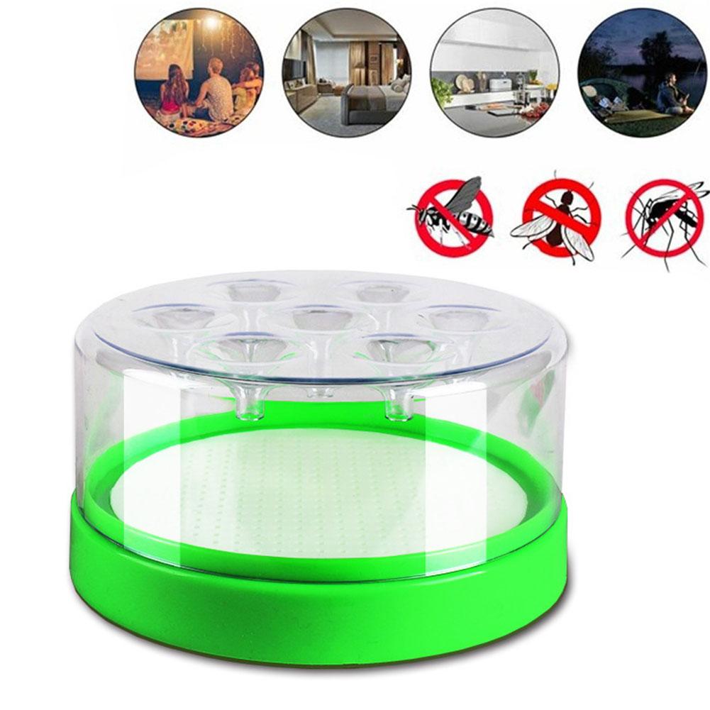 Household Electric Flies Catching Housefly Mute Single Containing Bait Fly Trap Automatic Flycatcher Fall-proof Pest Trap Device