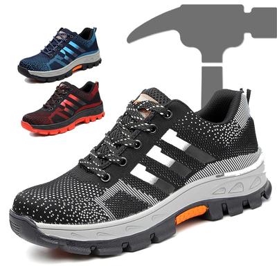 Para Tênis casuais Calçados de trabalho Calçados de trabalho masculinos à prova de esmagamento e perfuração Calçados de segurança