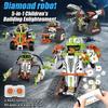 Moc 539Pcs 5 In 1 Creative Electric Rc Jedi Rescue Team Car Robot Assembly Building Blocks Dinosaur Children'S Puzzle Toy Gift