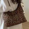 Mode Leopardenmuster Tragetasche Herbst neu große Kapazität personalisierte Schultertasche lässige Pendler Eimertasche