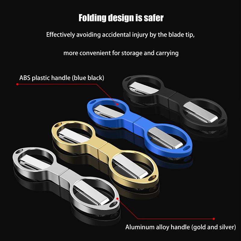 Multifunctional Needlework Scissors Portable Folding Scissors Carbon Steel Fishing Line Cutting Tools Mini Tackle Supplies