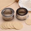 3 Pcs. Round / In The Shape of A Flower Cut for Dough, Kitchen Gadgets Made of Stainless Steeljavascript: