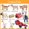 Plastic Farm Animal Figures Set With Realistic Design For Educational Play And Collectors