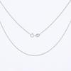 925 Sterling Silver 24K Gold Plated Chopin Chain Necklace Hypoallergenic Tarnish Resistant Layering Everyday Fine Jewelry