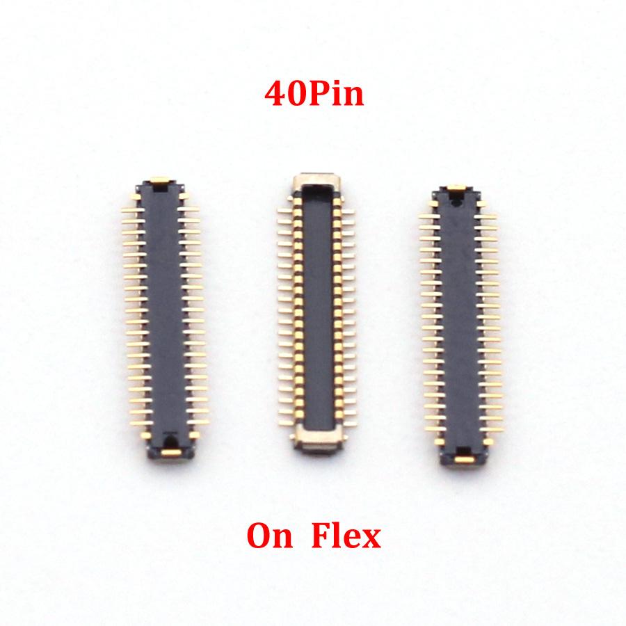 2-10pcs For Samsung Galaxy A03 A03s A037F A037 LCD Display FPC Connector USB Charger Charging Plug Contact 40Pin On board