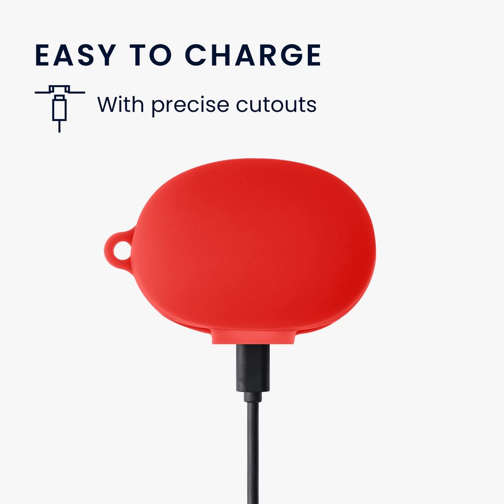 Kwmobile Earphone Case for Anker Soundcore Life P2 Mini Silicone Wireless Earphone Drop Red - Case, Protection,
