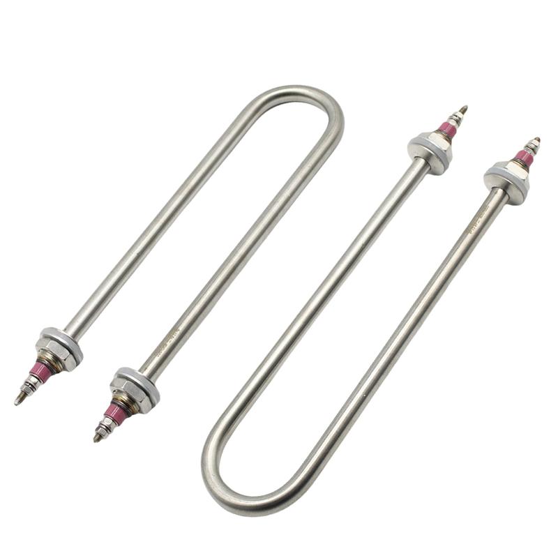304 Stainless Steel U Shape Heating Element for Water Tank Rice Steamer Boiler Immersion Heater Tube 10mm 12mm 220V 380V