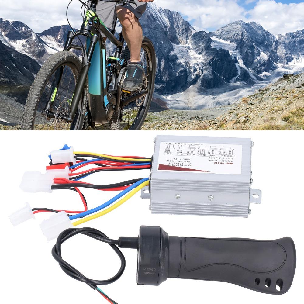 with Throttle Grip Electric Bicycle Controller 36V 500W Motor Controller  Electric Bicycle