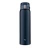 Zojirushi Mahobin Water Bottle 600ml One Touch Mug Lightweight & Compact Standard Type Heat/Cold Navy SM-SF60-AD