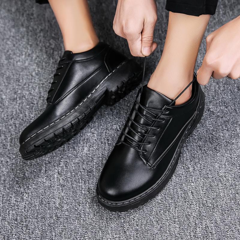 Fashion Genuine Leather Shoes Men Footwear Soft Cowhide Casual Flat Brand Pure Black Casual Shoes Mens Oxford Shoes for Men Mocassin
