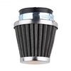 Chic Practical And Safe Motorcycle Accessories Oval Metallic Clamp-on Refit Intake Funnel Air Filter