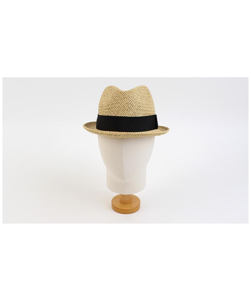 Yunibeosyeolkemiseuteuli Punk Short Beige Summer Fedora Summer Hat