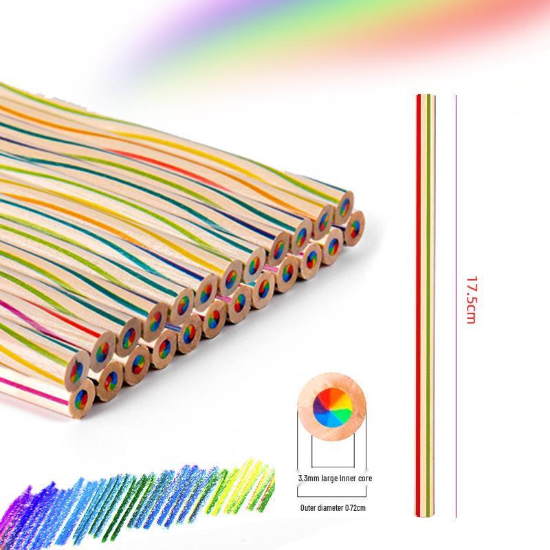 7-Color Gradient Rainbow Pen for DIY Graffiti Art