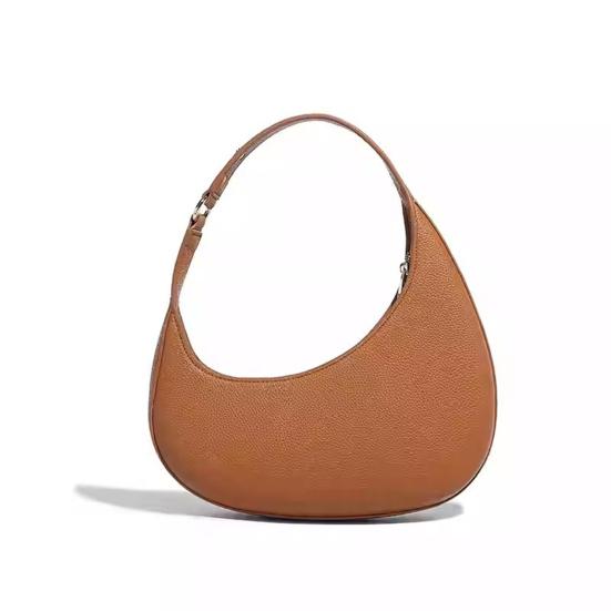 Women Underarm Shoulder Bag Irregular Crescent Bag Zippered Handbag Purse Evening Tote Bag for Work Party Date Events