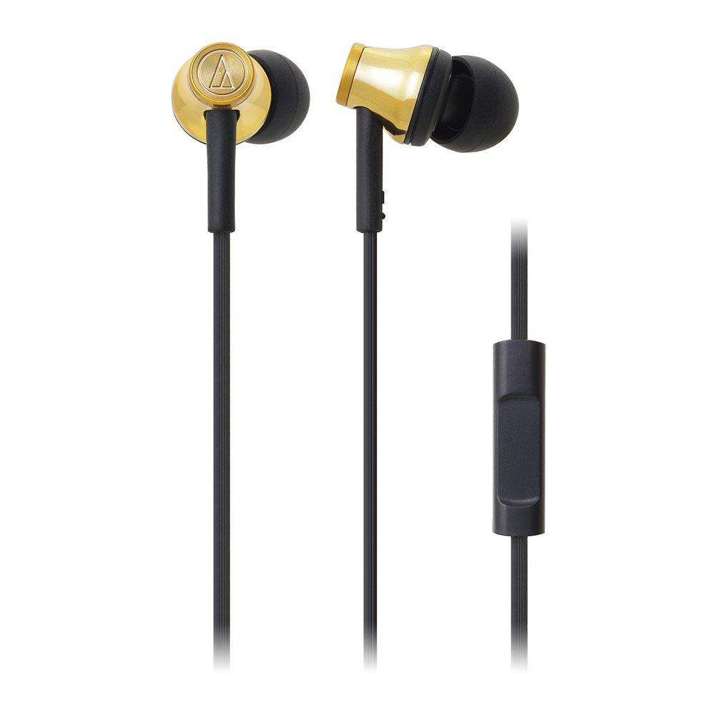 

Навушники-вкладиші Audio Technica для смартфонів Золотий GD ATH-CK330iS