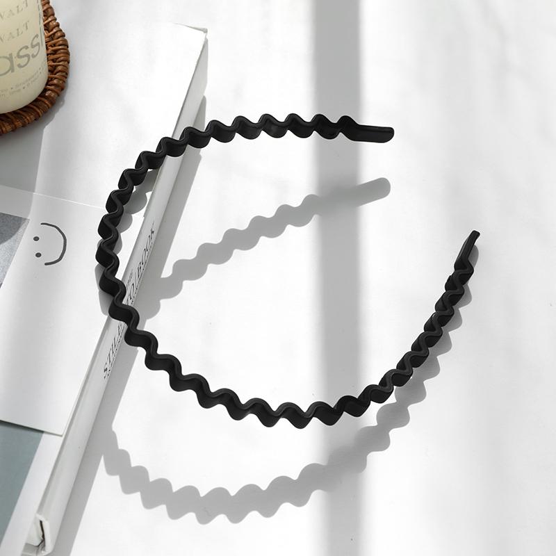 

Черная серия, матовая повязка для мытья лица, корейская версия акриловой повязки на голову для мужчин и женщин, повязка для волос, аксессуары для волос 1PC