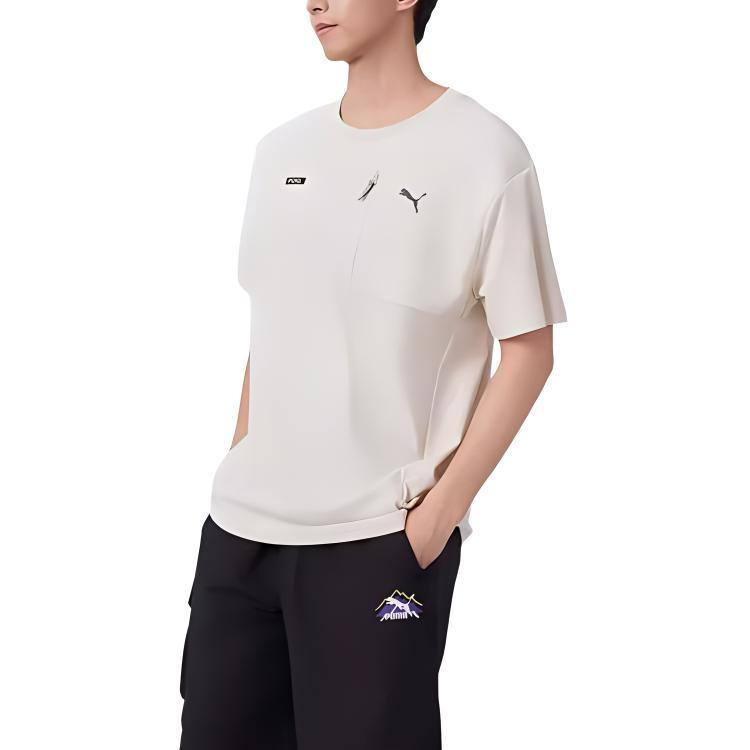 PUMA Desert Road T-shirt 'Beige' Men's 681262-87