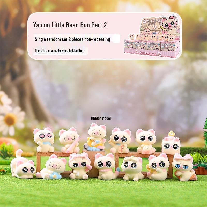 Sheng Zhi Cute Cat Blind Box Ornament: Exquisite Daily Desktop Figurine
