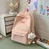 Schoolbag new female students junior high school students high school students large capacity college students backpack wind simple backpack computer 