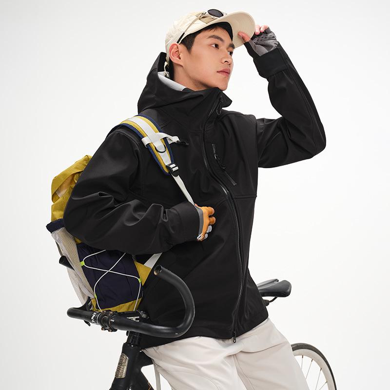 

Trendy Unisex Hooded Windbreaker: Windproof, Waterproof, Spring Casual Jacket 3XL