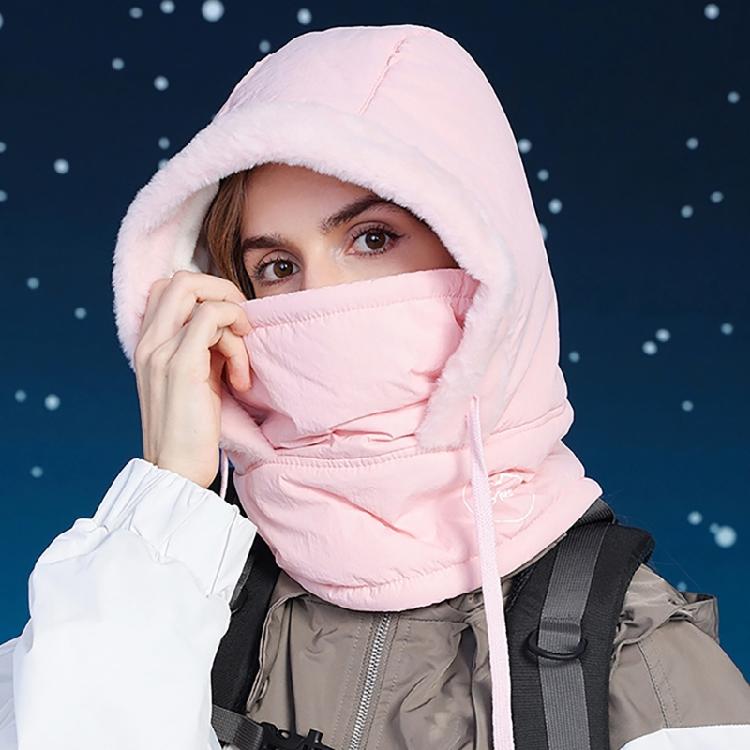 Unisex Warm Hat Neck Gaiter Warm Trapper Hat for Skiing Skateboarding Thick Windproof Ushanka Hat for Cold Weather