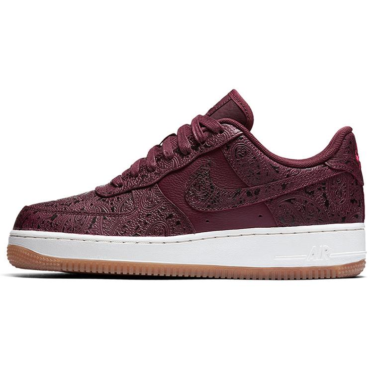 

Новые женские низкие кеды для скейтбординга Nike Air Force 1, темно-бордовые 860532-600 38.5