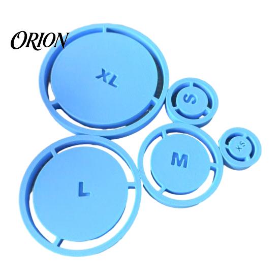 Pottery Centering Tool 5PCS Foot Ring Tool, Reusable ABS DIY Clay Molder, Trimming Guide Handmade Ceramic Base Alignment for Consistent Bowls And Cups