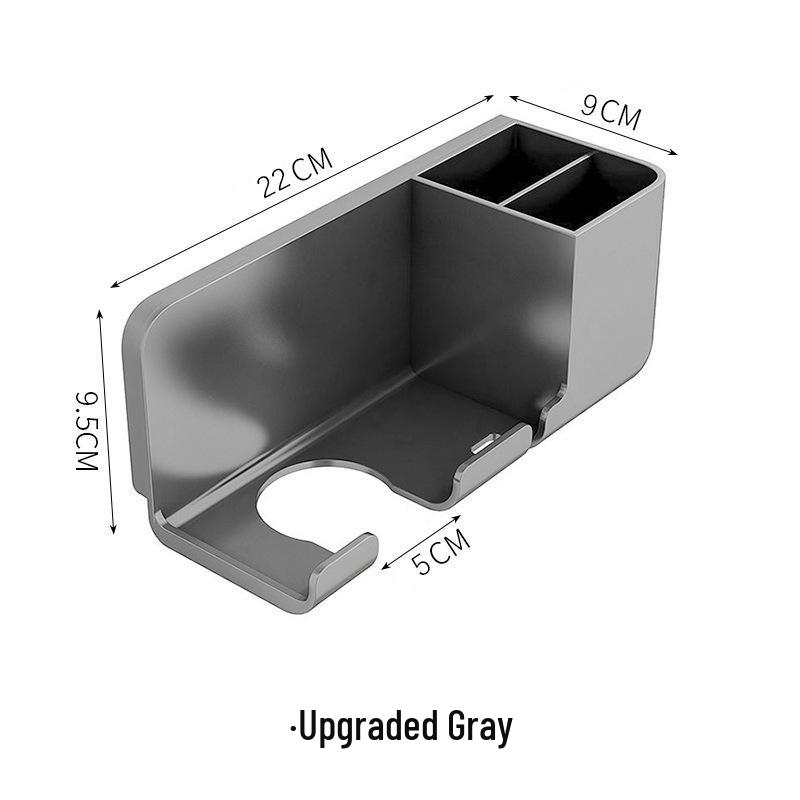 

Настенный держатель для фена без сверления и органайзер для ванной комнаты