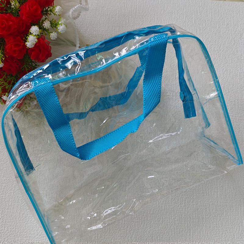 Waterproof PVC Transparent Toiletry and Cosmetics Travel Organizer Bag