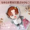 TikTrunk Plush Clothes Set for 20cm Dolls: Shark Suit Pajamas and Shoes, 2-Piece Set, Cute Doll Outfit