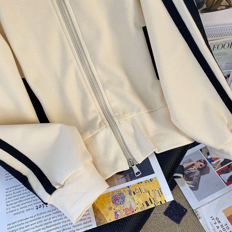 Women Suits Sets Cotton Large Size Pants Thickened Sweaters Coat Top Longs Pants Two-piece Oversize 2PC Suit