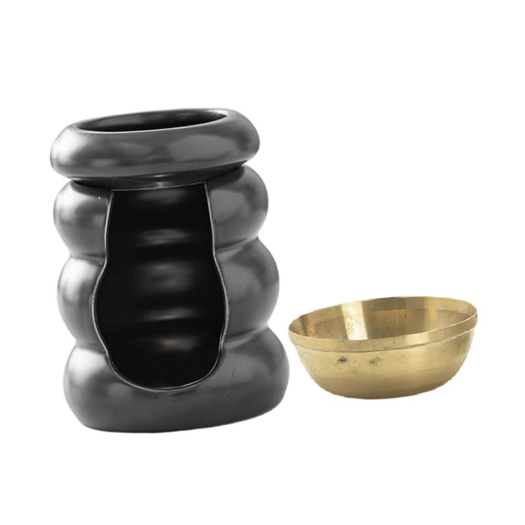 Essential Oil Burner Multipurpose Nordic Ornament Home Decor Lightweight Wax Melt Burner for Desktop Living Room SPA Party Home